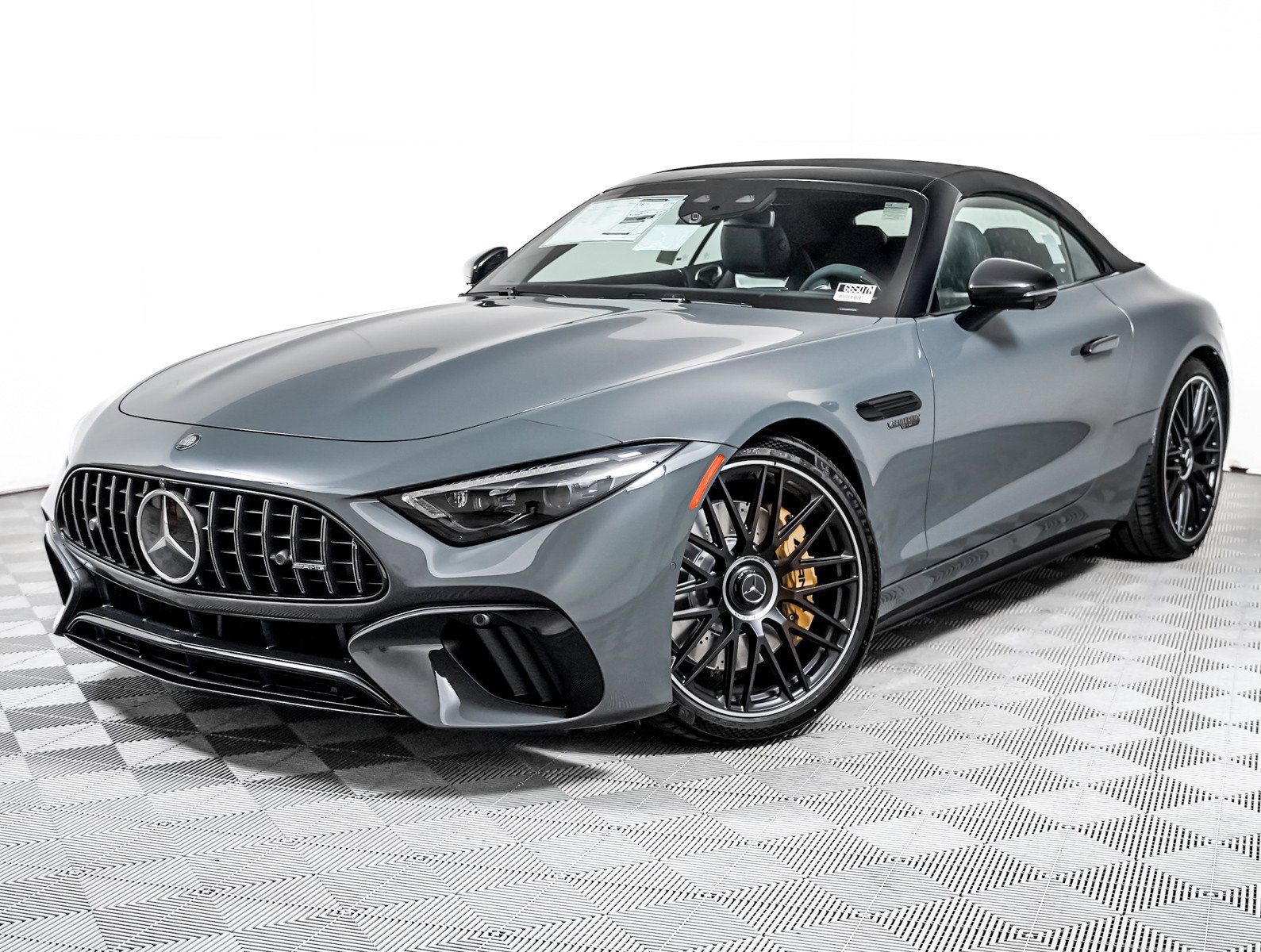 New 2026 MANUFAKTUR Silicon Grey Solid Mercedes-Benz AMG® SL 55 Roadster image 2