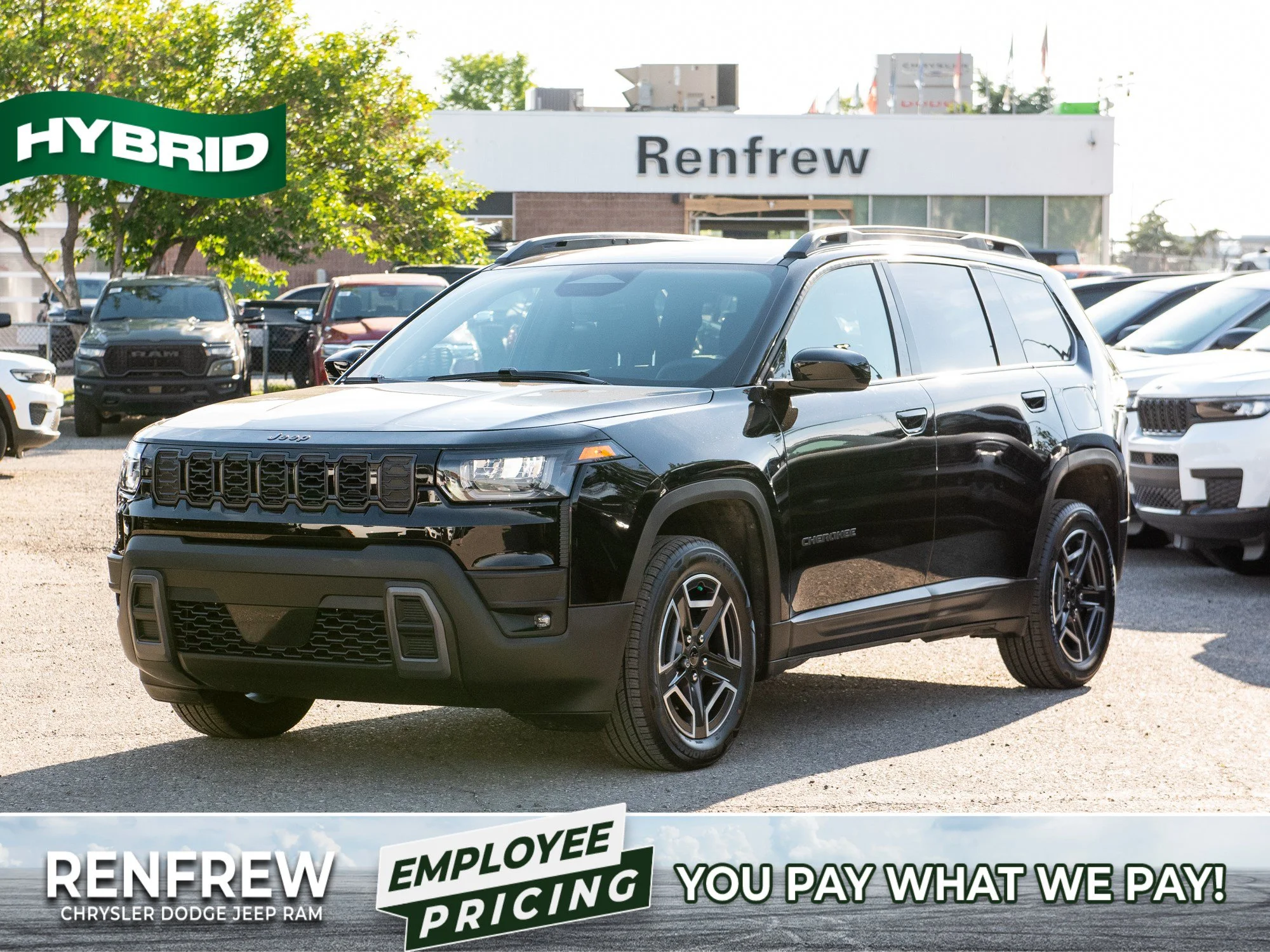 New 2026 Black Jeep Laredo * Hybrid image 1