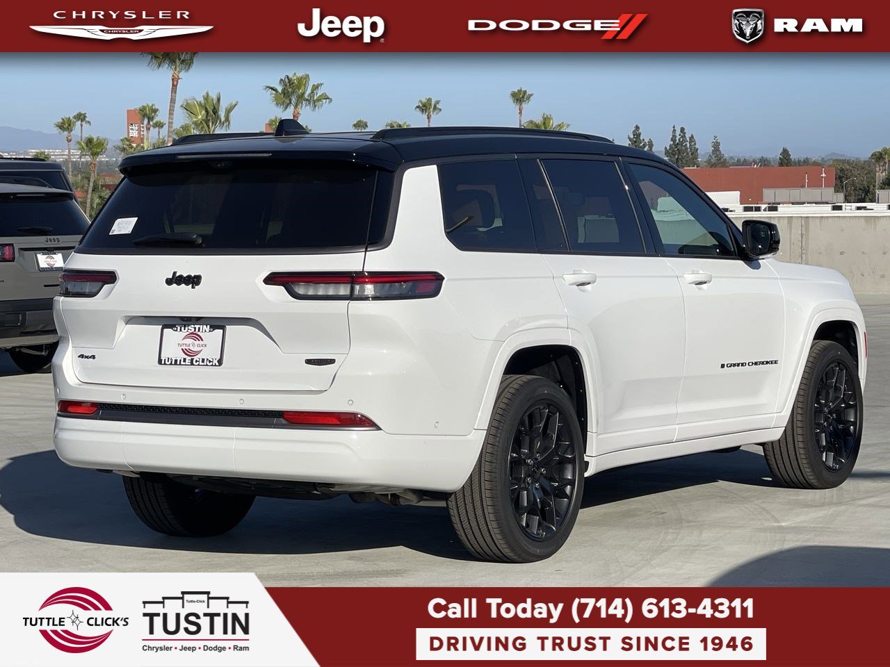 New 2026 Bright White Clear-Coat Exterior Paint Jeep Summit image 6