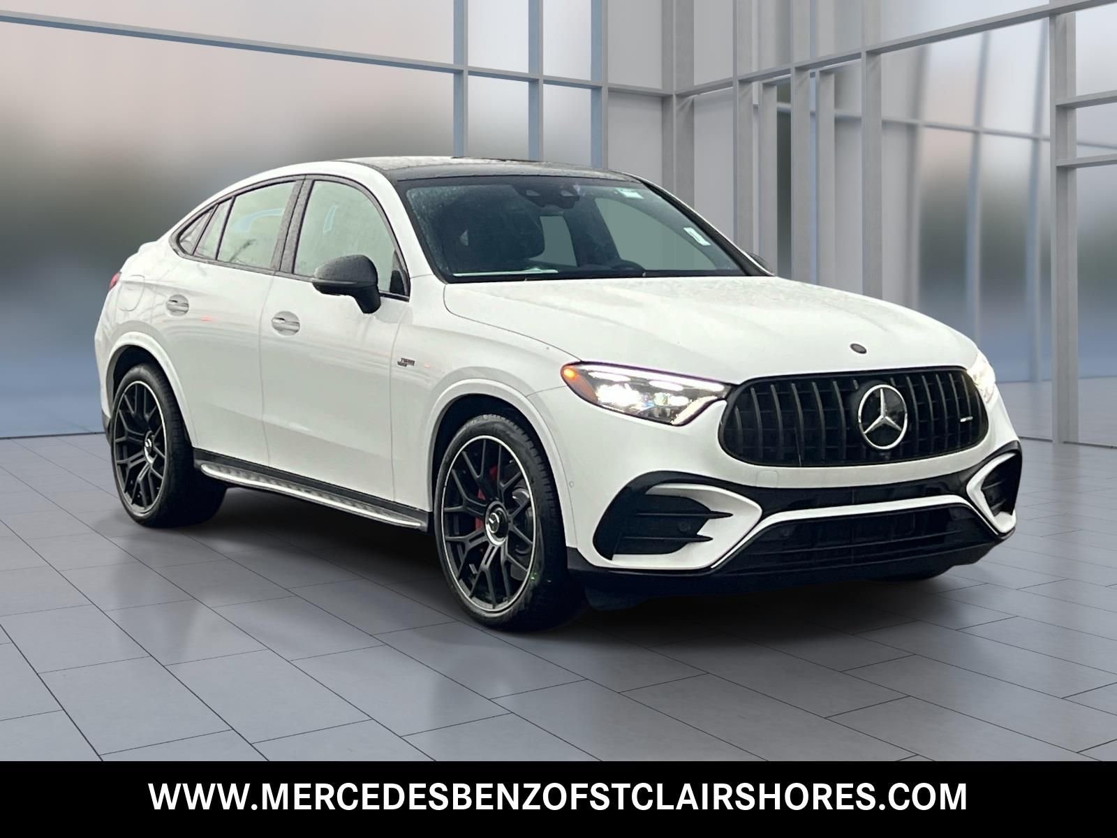 New 2027 MANUFAKTUR Moonlight White Metallic Mercedes-Benz AMG® GLC 53 4MATIC+ Coupe image 8