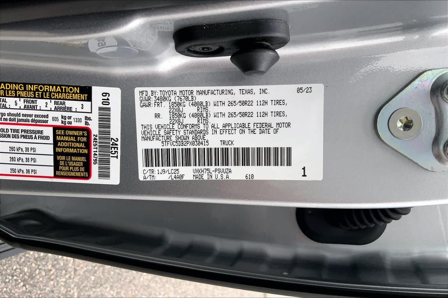 Used 2023 Celestial Silver Metallic Toyota Capstone Hybrid image 31