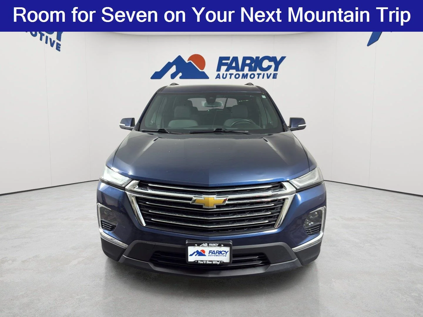 Used 2022 Northsky Blue Metallic Chevrolet LT Cloth image 1