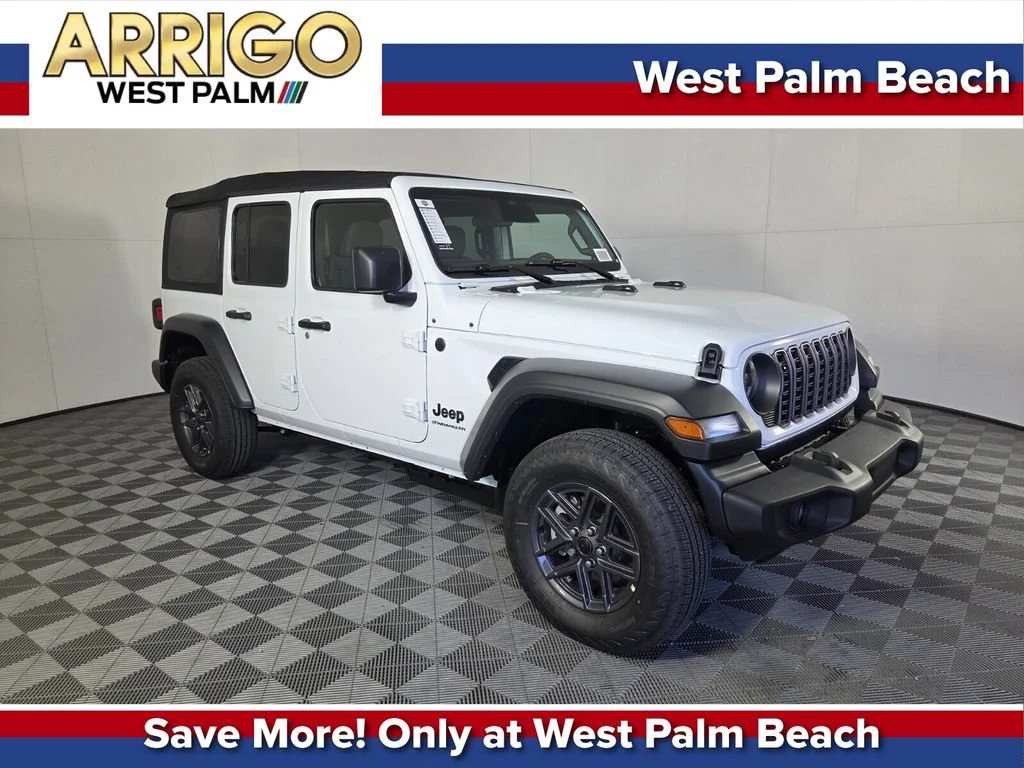 New 2026 Bright White Clearcoat Jeep Sport S image 1