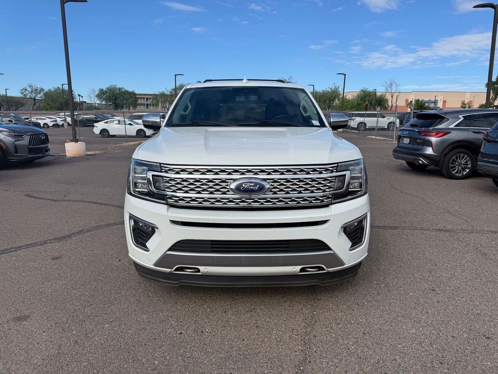 Used 2021 Star White Tri-Coat Ford Platinum image 1