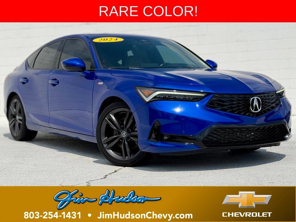 Apex Blue Pearl 2024 Acura Integra Sedan Front-Wheel Drive