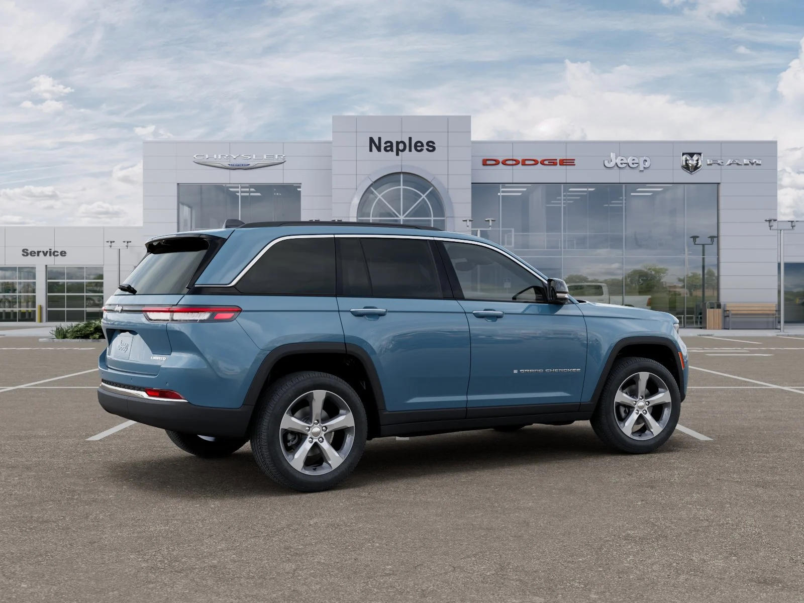 New 2026 Steel Blue Exterior Paint Jeep Limited image 4