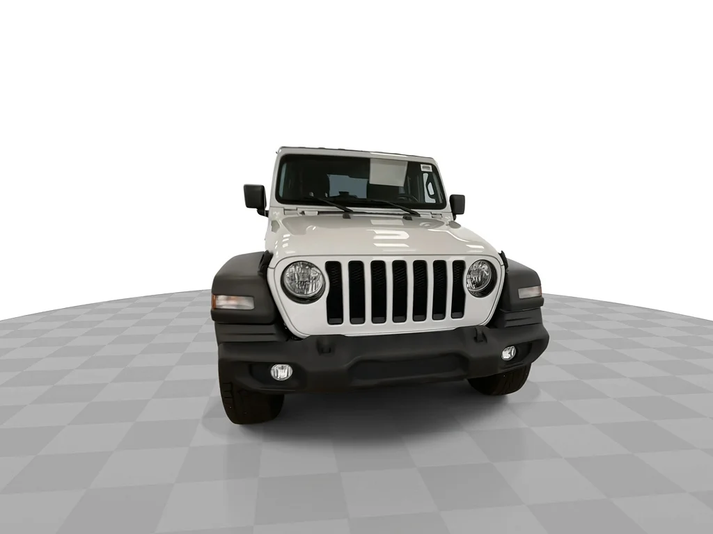 Used 2021 Bright White Clear Coat Jeep Willys image 4