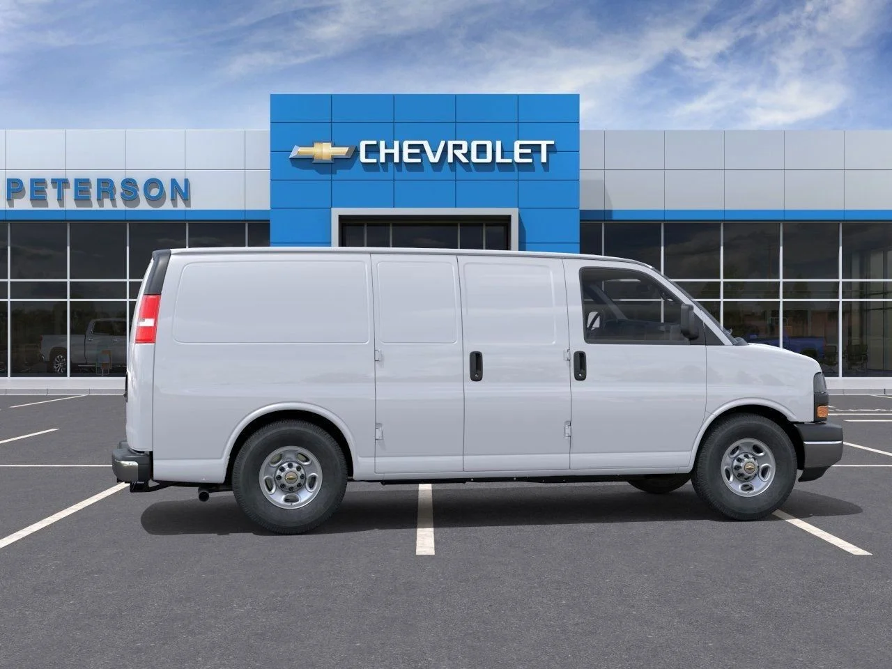 New 2025 White Chevrolet Work Van image 5