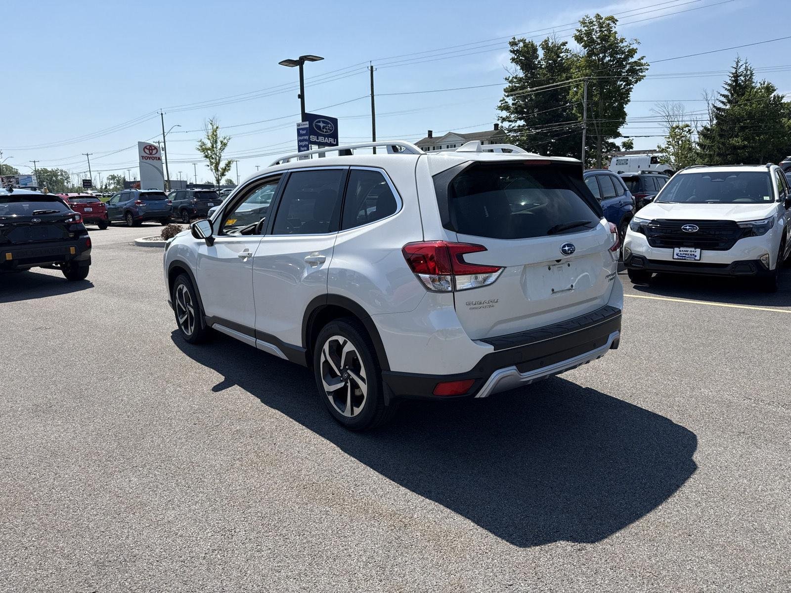 Used 2023 Crystal White Pearl Subaru Touring image 5