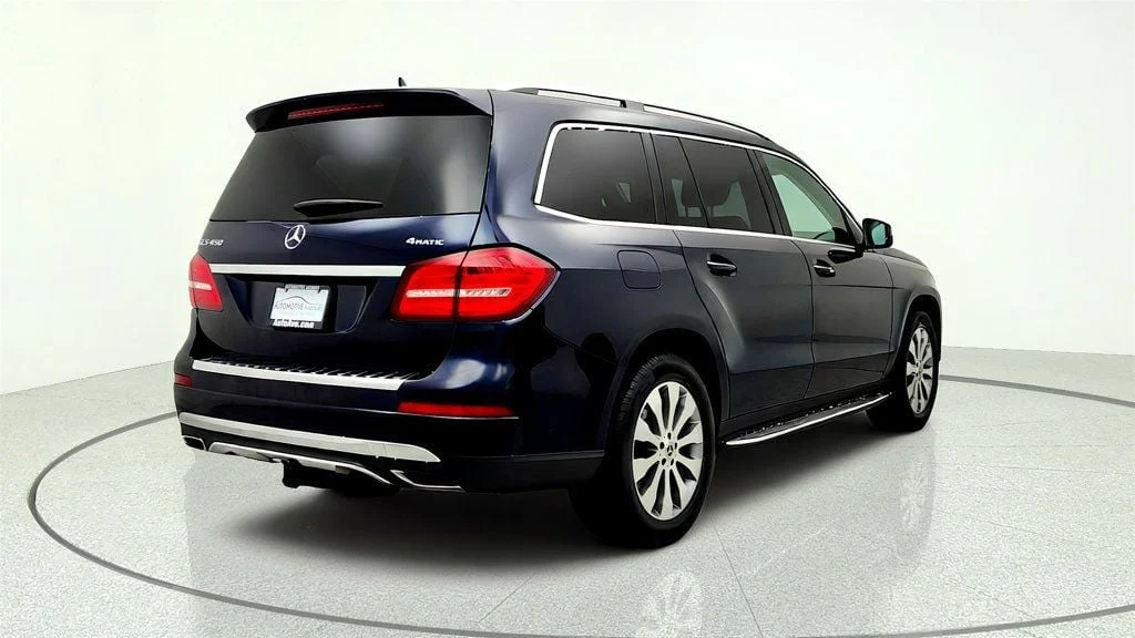 Used 2018 Lunar Blue Metallic Mercedes-Benz GLS 450 4MATIC® SUV w/ Premium Pkg, Pano Roof & H/K Sound image 5