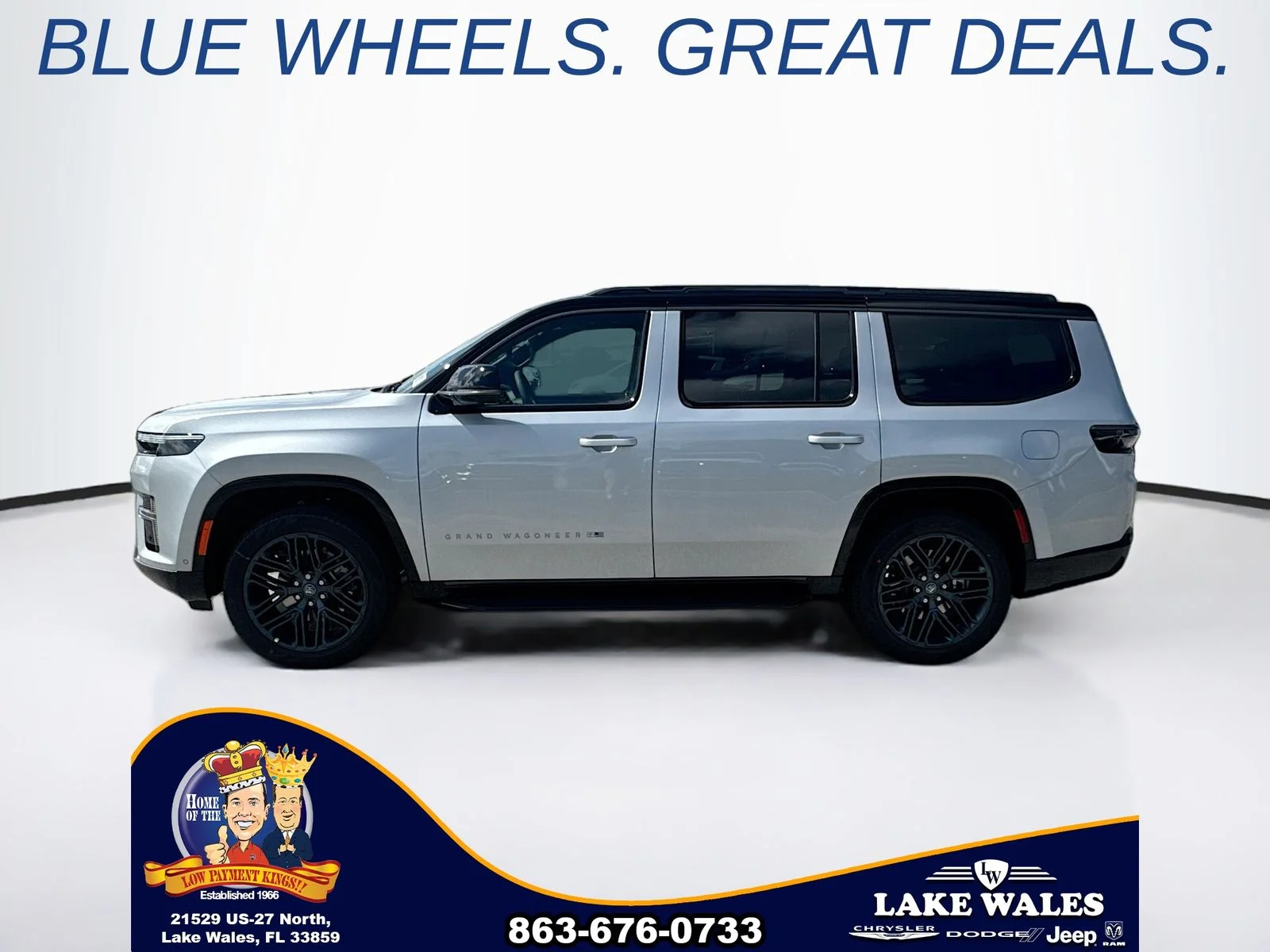 New 2026 Silver-Zynith Exterior Paint Jeep Grand Wagoneer image 3