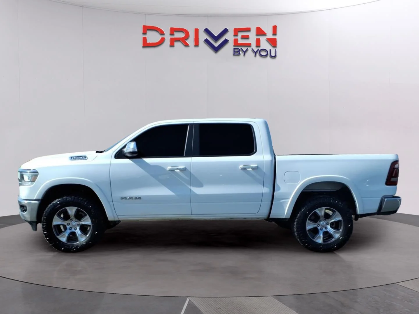 Used 2021 Bright White Clearcoat Ram Laramie image 2