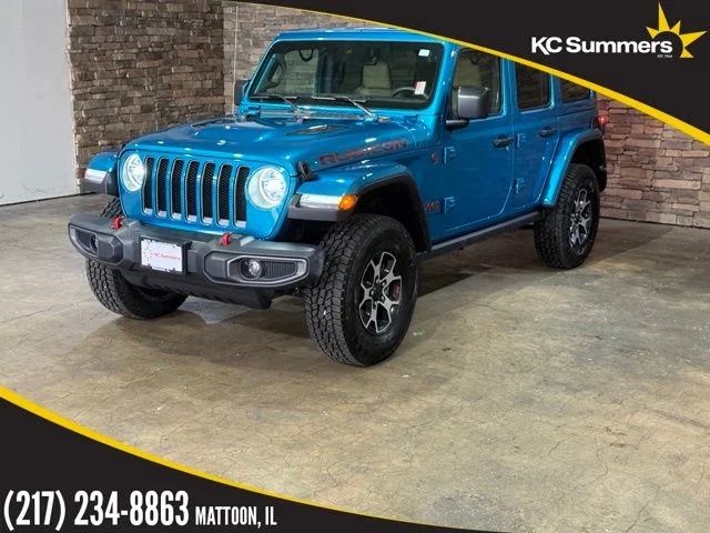 Used 2019 Bikini Pearlcoat Jeep Unlimited Rubicon image 1