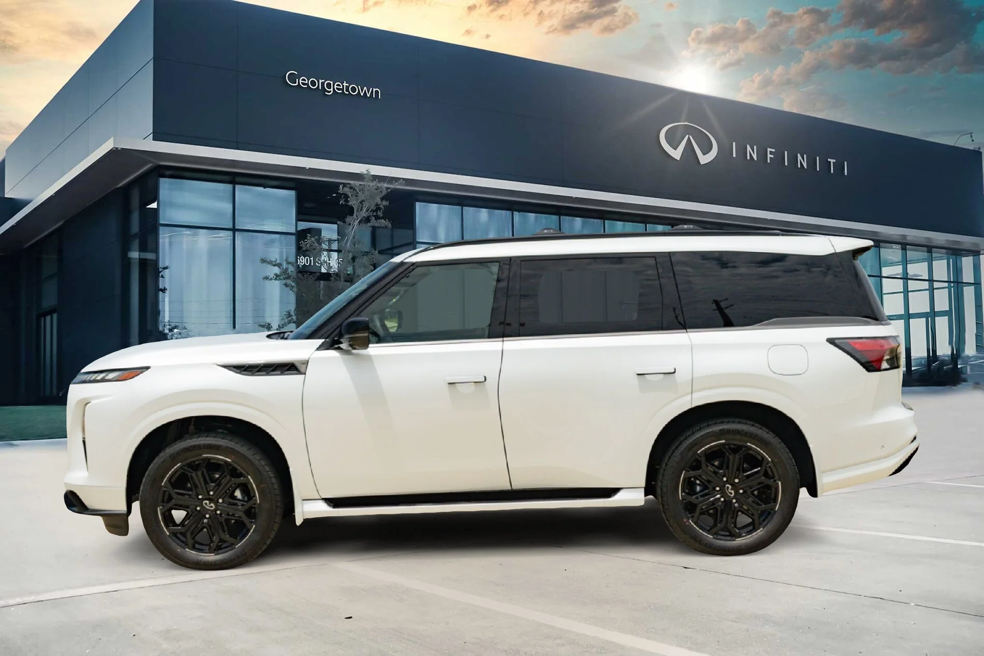 New 2027 RADIANT WHITE INFINITI Sport 4WD image 7