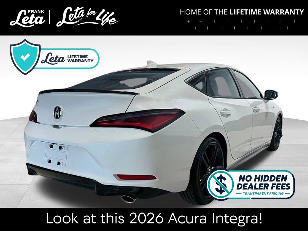 New 2026 Platinum White Pearl Acura w/A-Spec Package image 6
