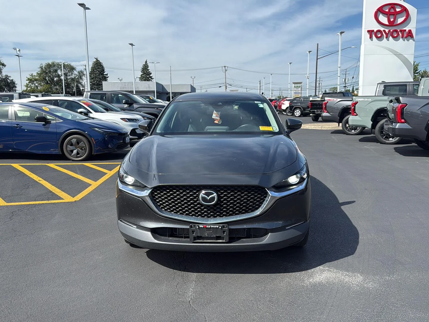 Used 2021 Machine Gray Metallic Mazda Select image 8