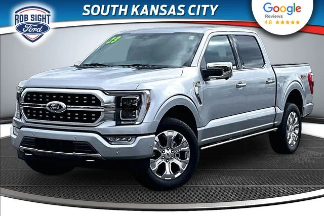 Used 2023 Silver Metallic Ford Platinum image 1