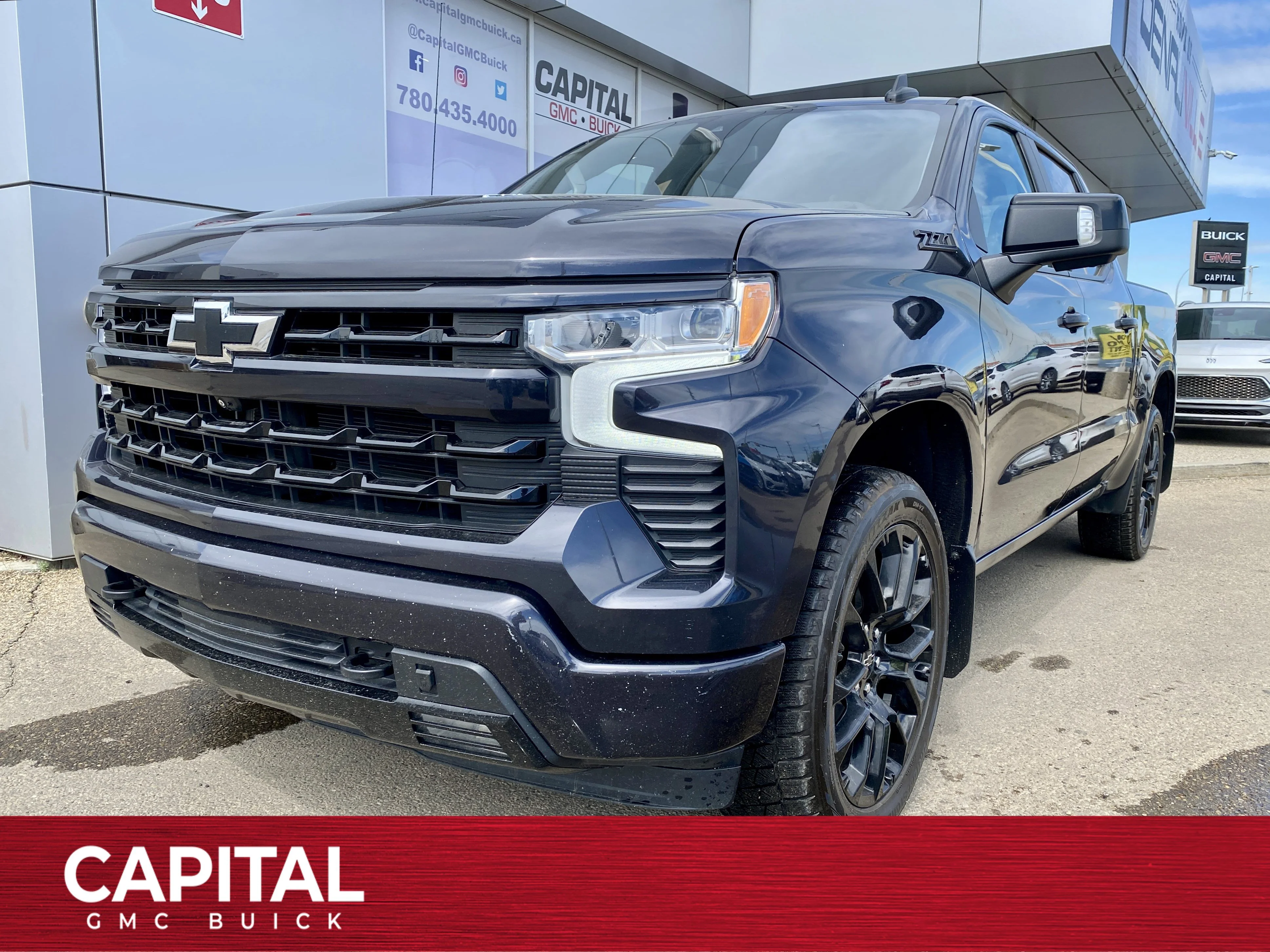 Certified Used 2023 Gray Chevrolet 4WD Crew Cab 147 RST * 6.2L* 22 INCH WHEELS* SUNROOF* image 1
