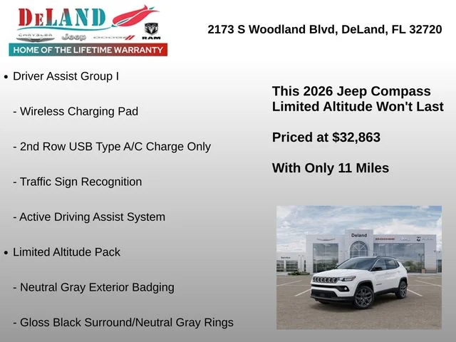New 2026 Bright White Clear-Coat Exterior Paint Jeep Limited image 12
