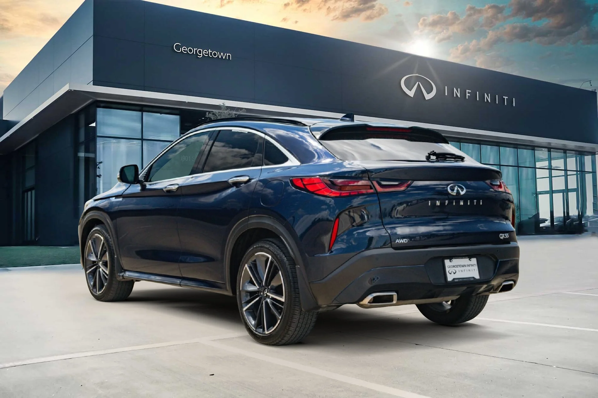 Certified Used 2023 Blue INFINITI LUXE image 6