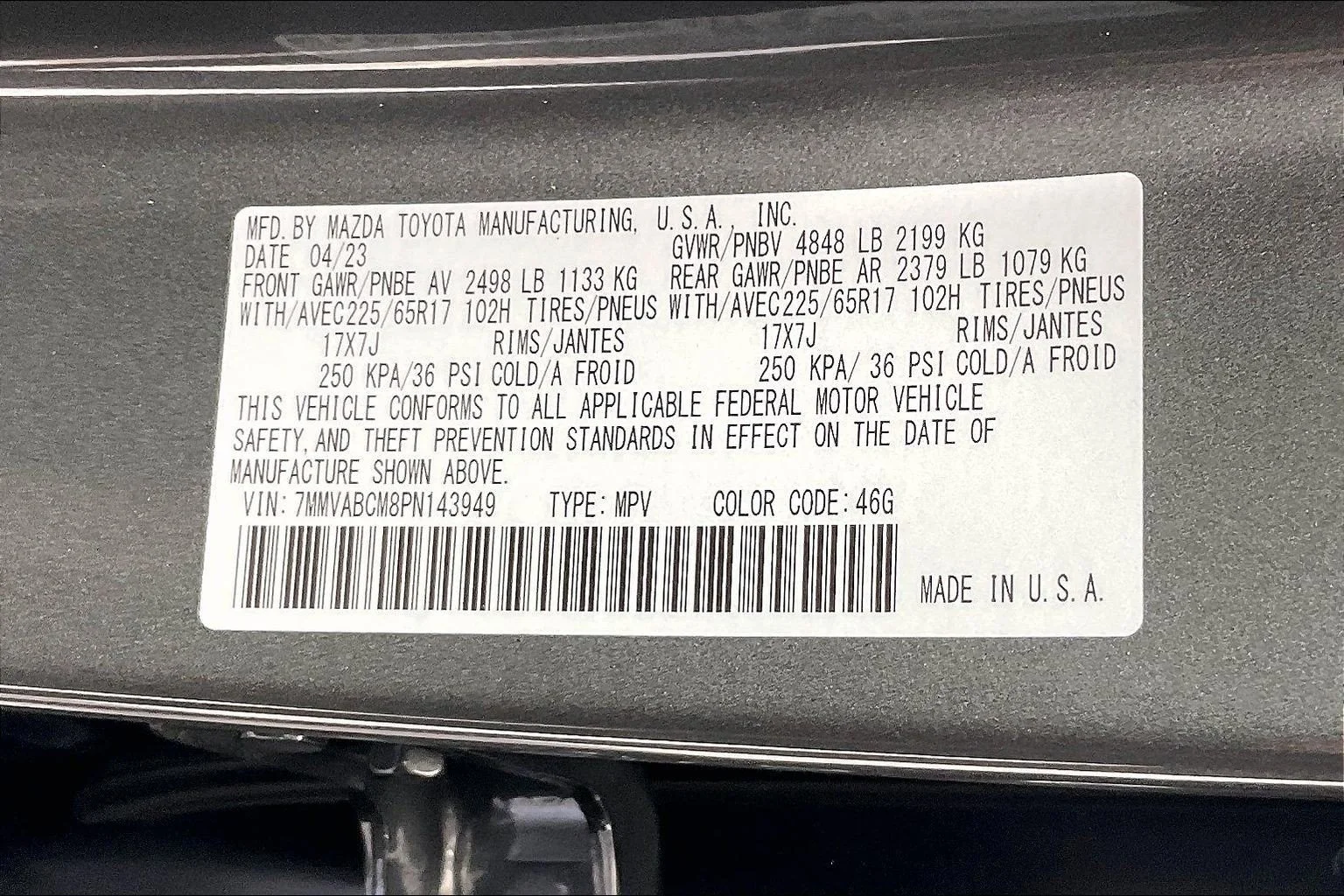 Used 2023 Machine Gray Metallic Mazda 2.5 S Preferred Plus Package image 35