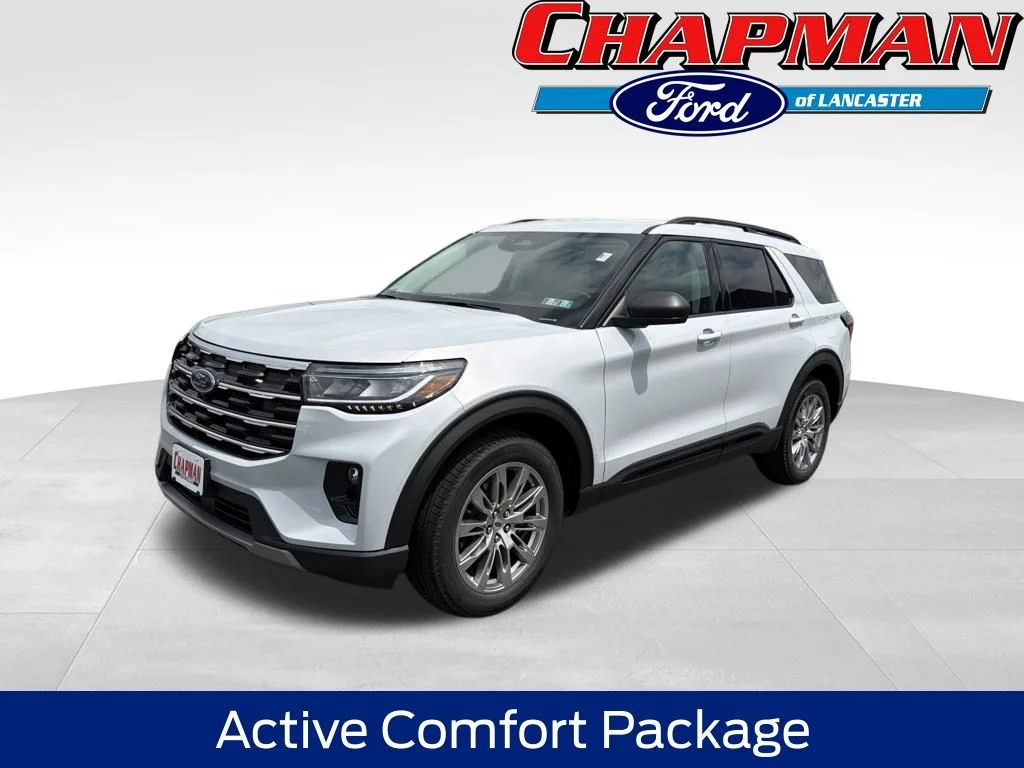 New 2026 Space White Metallic Ford Active image 1