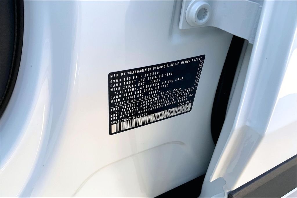 New 2026 Pure White Volkswagen 2.0T S image 8