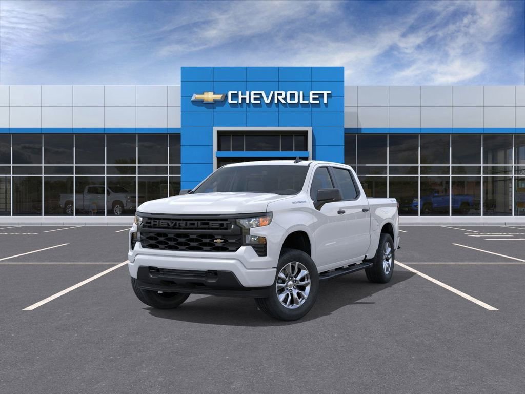 New 2025 Chevrolet Silverado 1500 Custom 4D Crew Cab