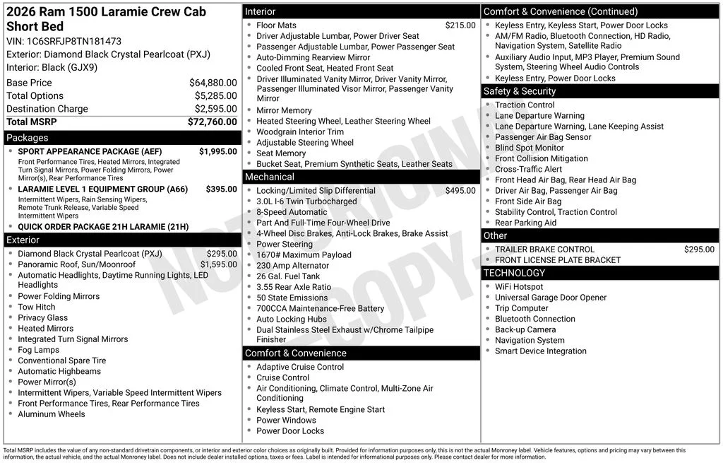 2026 RAM 1500 Laramie - Photo 33