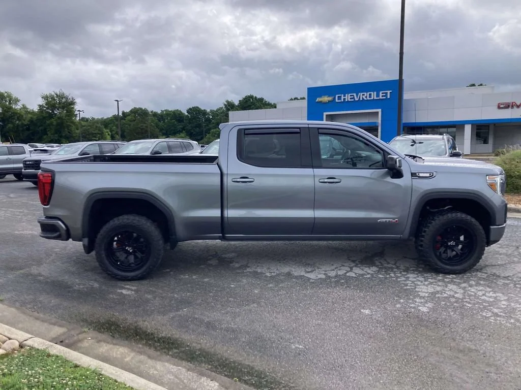 Used 2021 Satin Steel Metallic GMC AT4 image 2