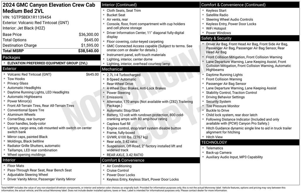 Certified Used 2024 Red GMC Elevation image 28