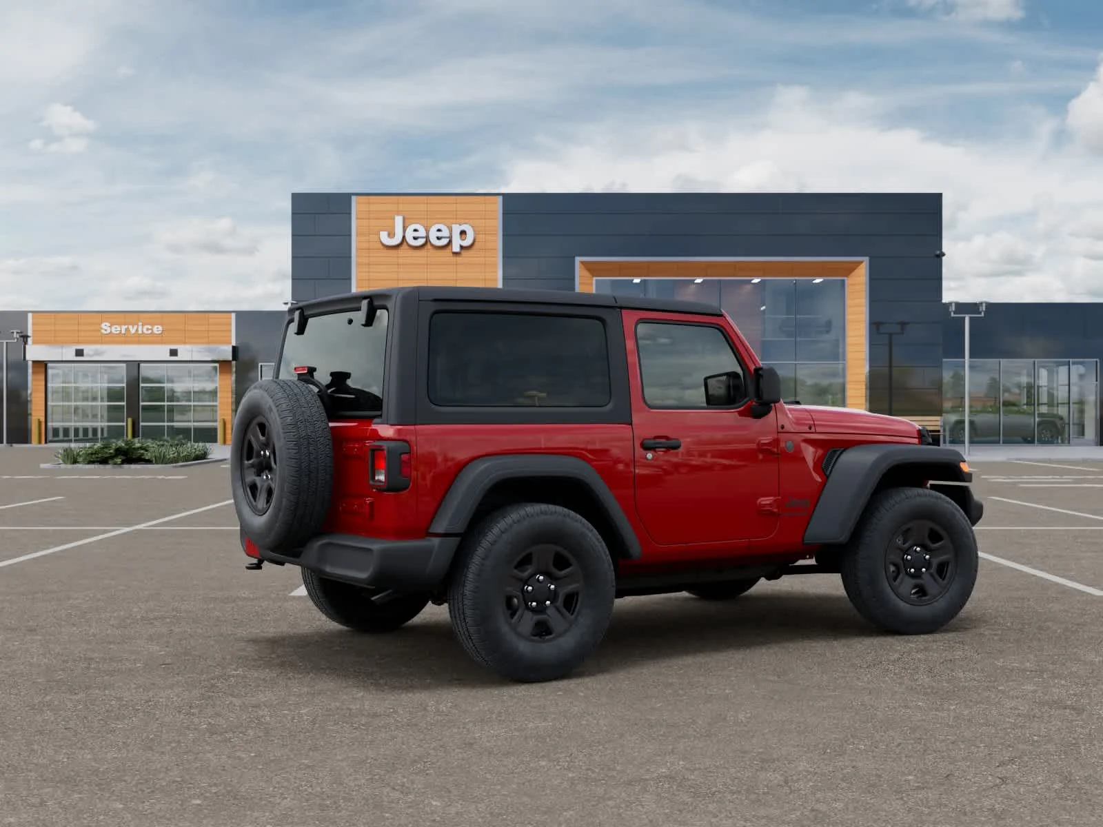 New 2026 Firecracker Red Clearcoat Jeep Sport image 4
