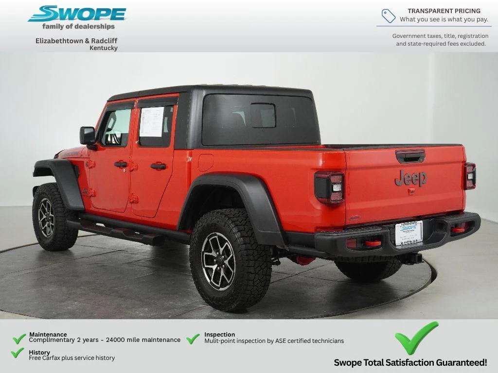 Used 2025 Firecracker Red Clearcoat Jeep Rubicon image 5