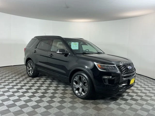 Used 2018 Shadow Black Ford Sport image 3