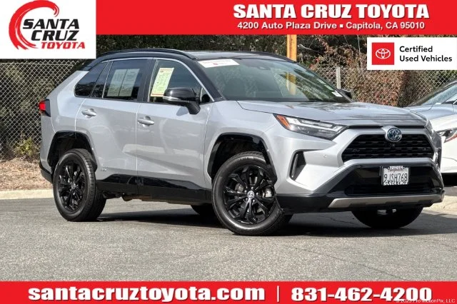 Certified Used 2023 Silver Toyota XSE image 1