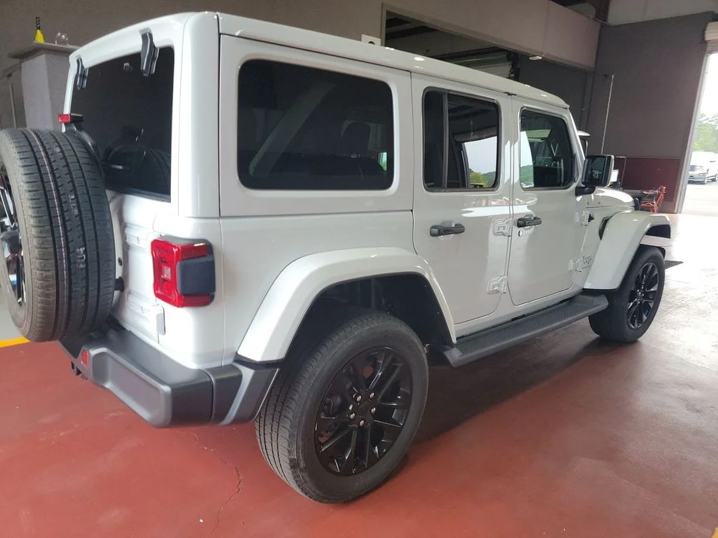 Used 2023 White Jeep Sahara 4xe image 2