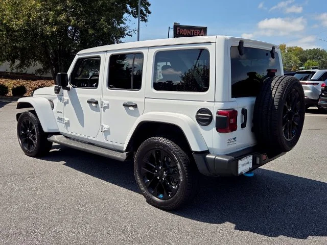 Used 2022 White Jeep Unlimited Sahara 4xe image 6