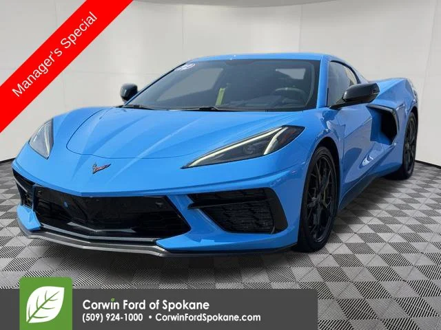 Used 2022 Rapid Blue Chevrolet Stingray image 1