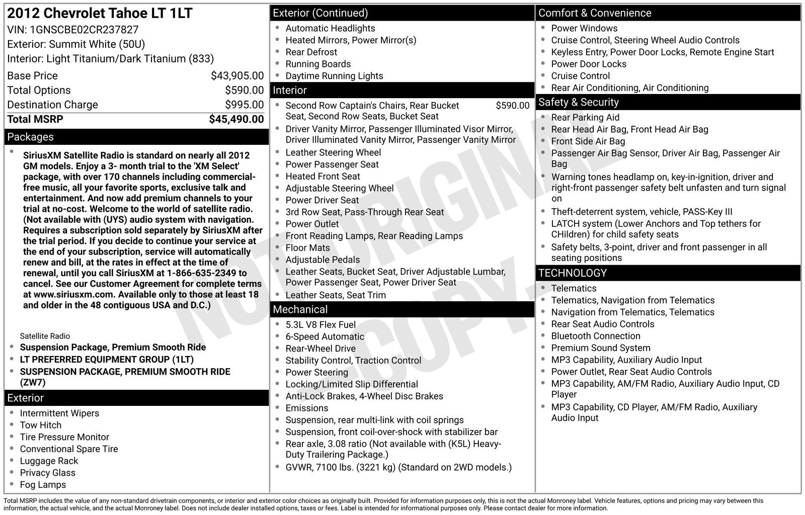 Used 2012 White Chevrolet LT image 2