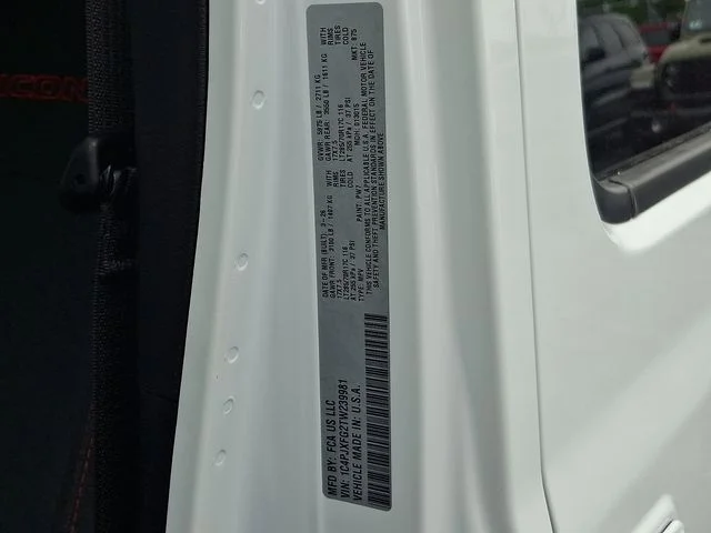 New 2026 White Jeep Rubicon image 21