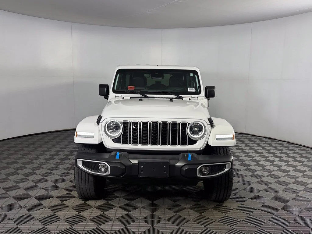 Certified Used 2024 White Jeep Sahara 4xe image 2