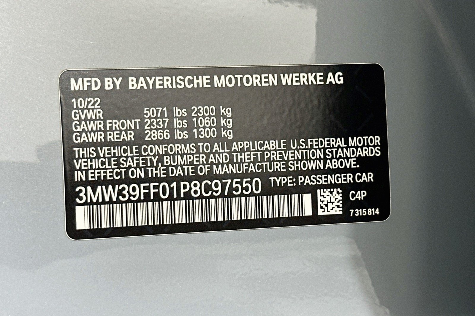 Used 2023 Brooklyn Grey Metallic BMW 330e image 24