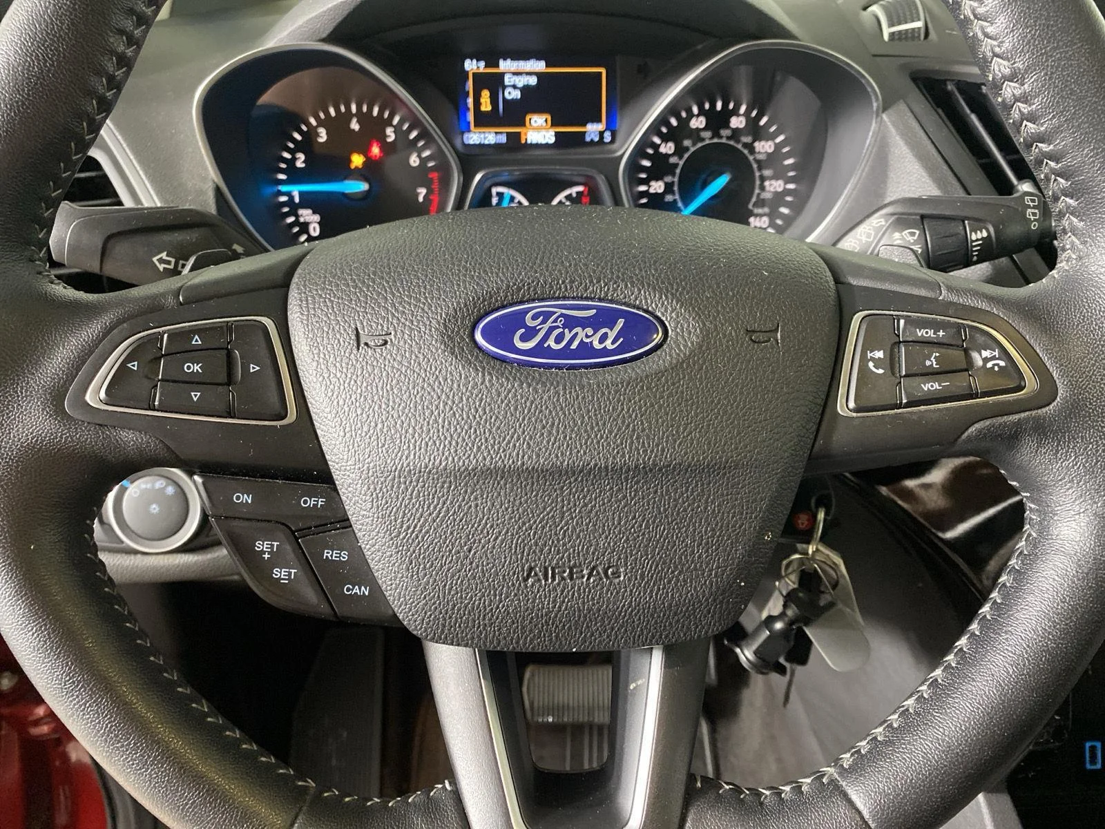 Used 2017 Ruby Red Metallic Tinted Clearcoat Ford SE image 14