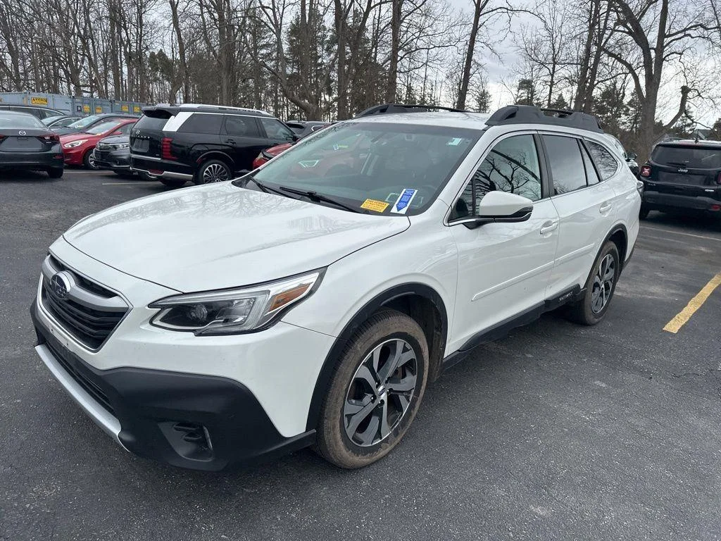 Used 2021 Crystal White Pearl Subaru Limited image 4