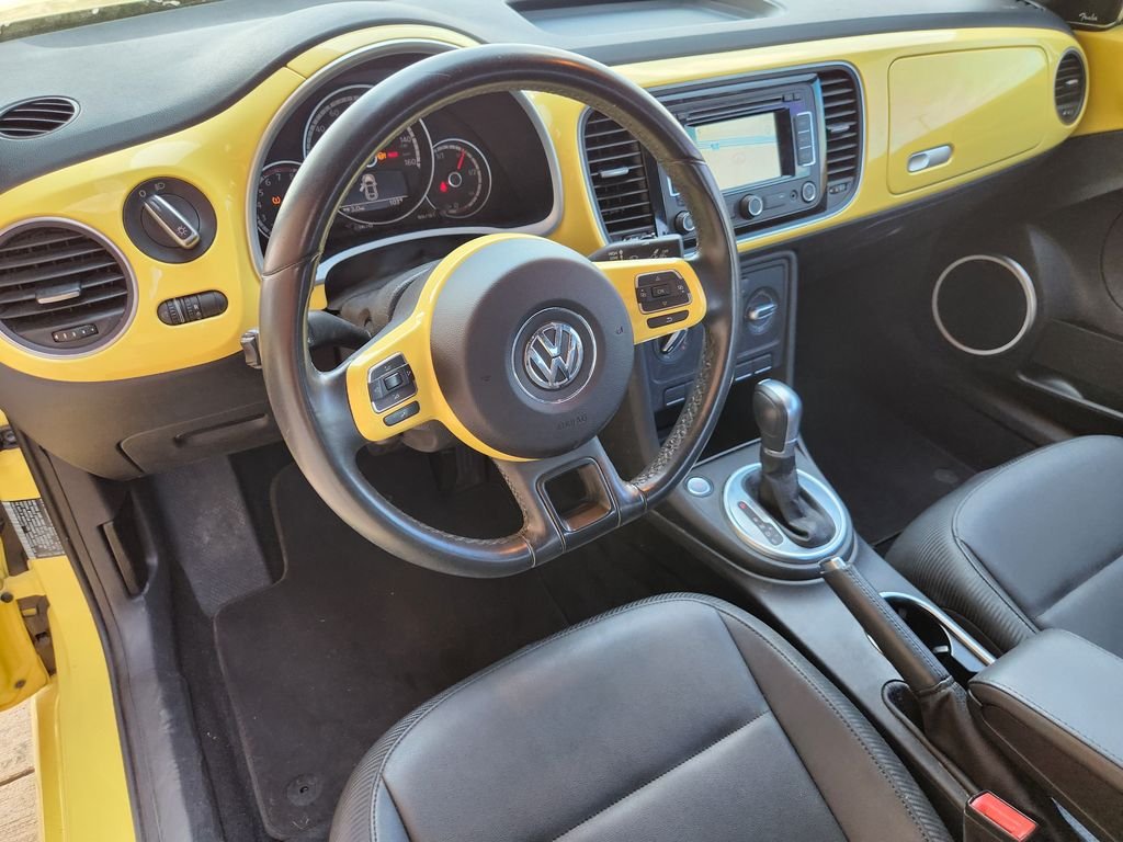 Used 2015 Yellow Rush Volkswagen 1.8T w/Sun/Sound/Nav image 25