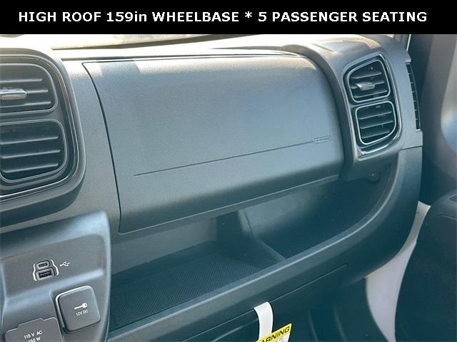 New 2025 Bright White Clearcoat RAM High Roof image 19