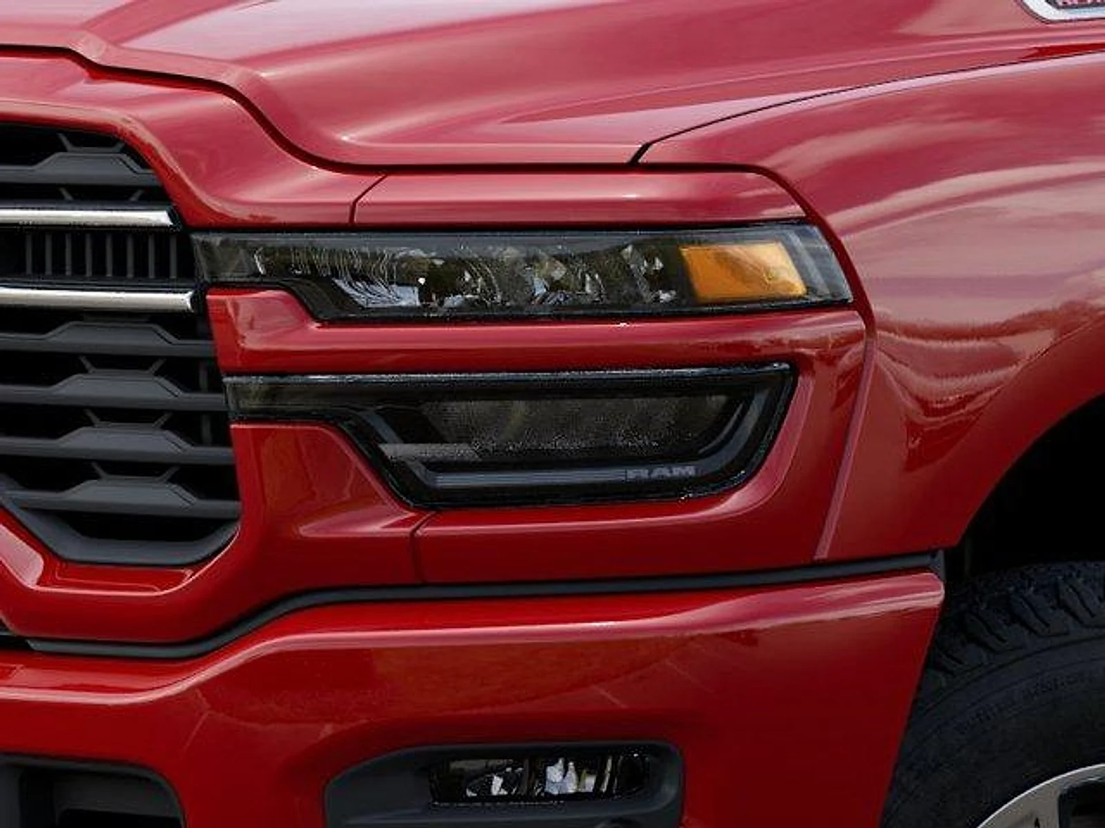 New 2026 Flame Red Clearcoat RAM Big Horn Crew Cab 4x4 6