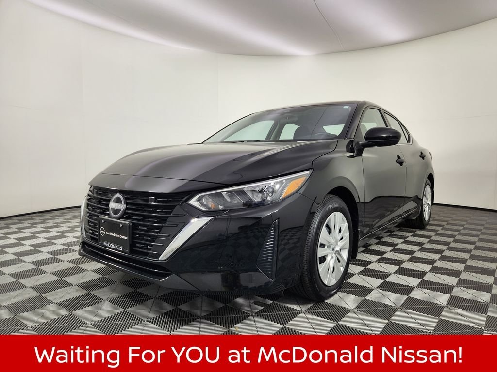 Certified Used 2025 Black Nissan S image 1