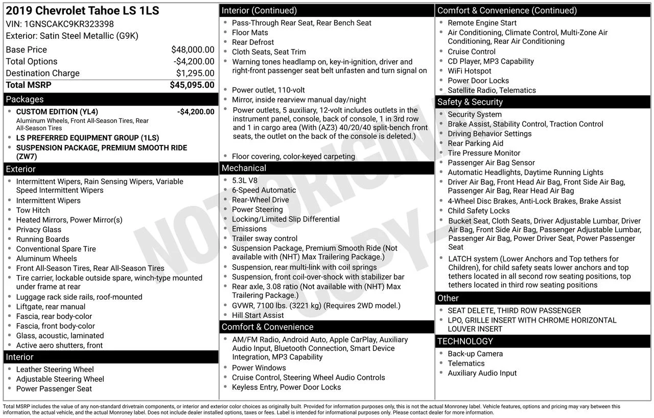 Used 2019 Gray Chevrolet LS image 47