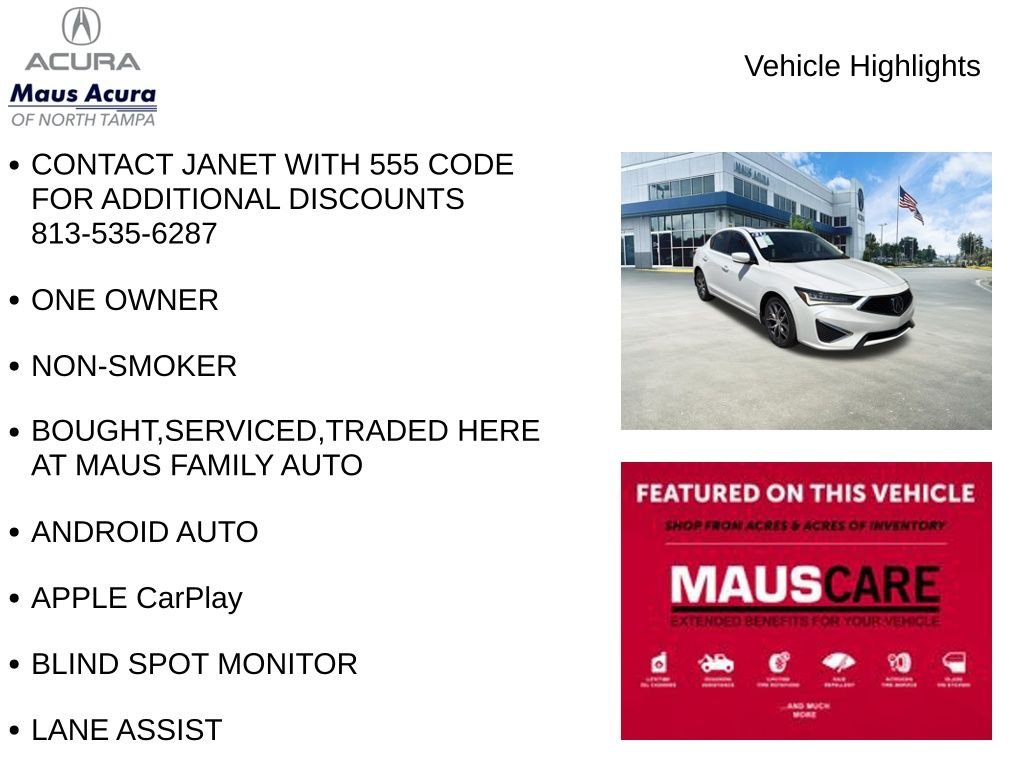 Used 2021 Platinum White Pearl Acura Premium Package image 8